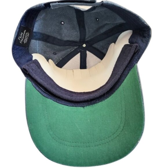 FLYING FISHERMAN Denim Blue Jean Marlin Cap - NWOT Men's OS - Picture 6 of 8